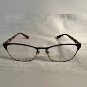 VOGUE VO3987B 986 Eyeglasses Frame 5216135 Burgundy/gold Rhinestones Grannycore